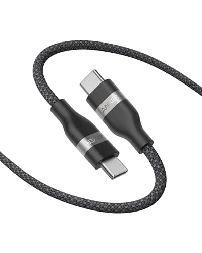 انكر كيبل نانو USB C، سلك مضفر مرن متعدد الالوان، 240 واط 6 قدم، شاحن سريع من النوع C لسلسلة ايفون 17/16/15، سامسونج S25/S24/S23، ماك بوك، اتش بي/ديل/لينوفو، هواوي، هونر والمزيد