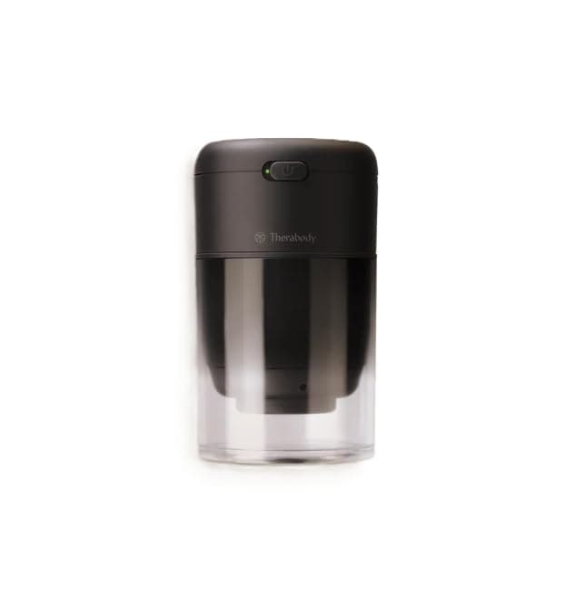 TheraCup Portable Cupping Massage Device with Suction, Heat & Vibration – 3 Interchangeable Cups, Compact and Easy‑to‑Use for Relaxation and Body Refresh at Home or On‑the‑Go,Black