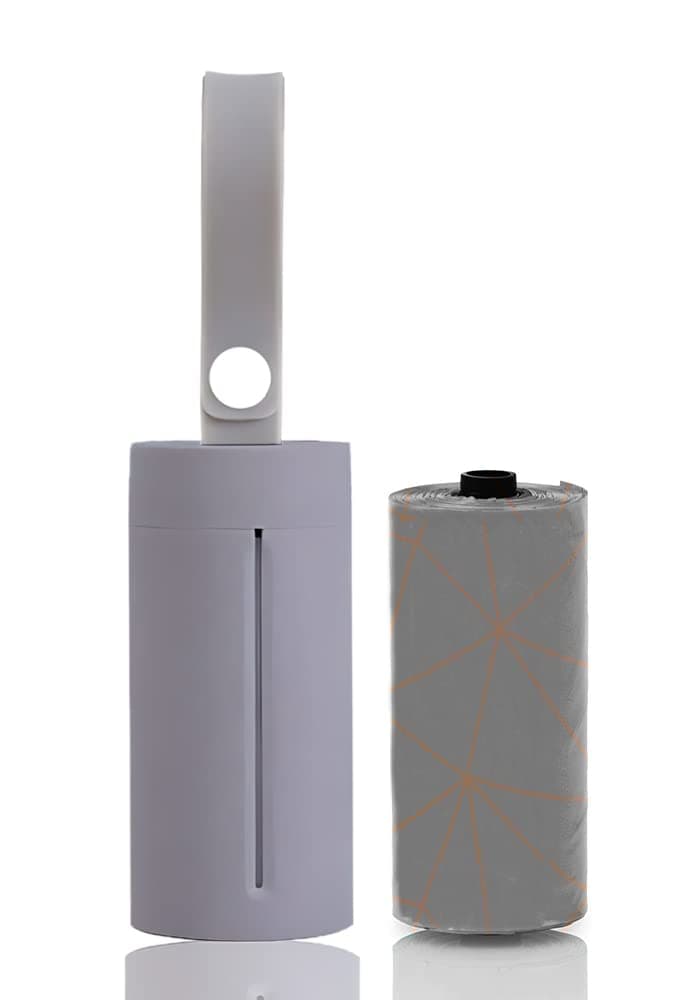 Luqu Diaper Disposal Bag Dispenser with 2 Biodegradable Garbage Bag Rolls