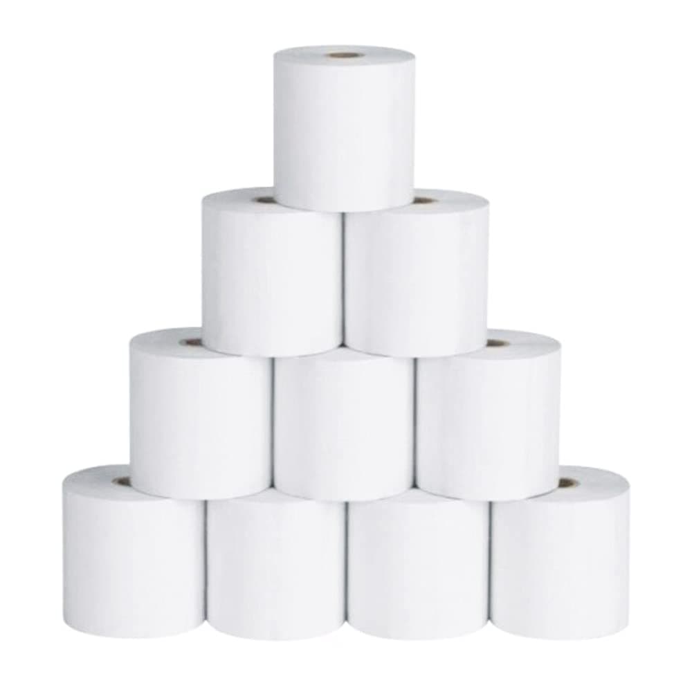 OSCAR Receipt Thermal POS Paper Roll 80mm, Bill Paper 80 METERS Guaranteed Length, Thermal Cash Register Paper Roll for OSCAR EPOS E-POS Epson Star Fujitsu Sewoo POS Printers (10)