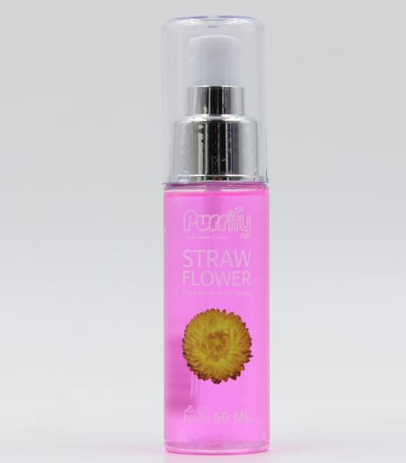 Straw Flower Floral Essence Oil Spray, 50ml, (3 Pack)