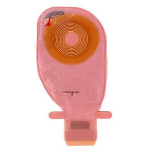 Assura 1-Piece Wide Outlet Drainable Pouch Cut-to-Fit Non-Convex 3/8" - 2-1/4" - 10 Each / Box