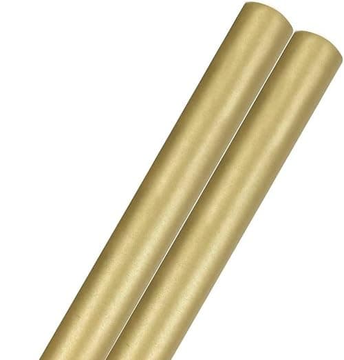 Gold Gift Wrapping Paper 2m