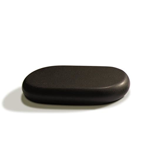 Master Massage Extra Large Flat Ovular Basalt Massage Stones – 4-Piece Set (4.5" x 3" x 1.1") for Professional Therapy and Relaxation
