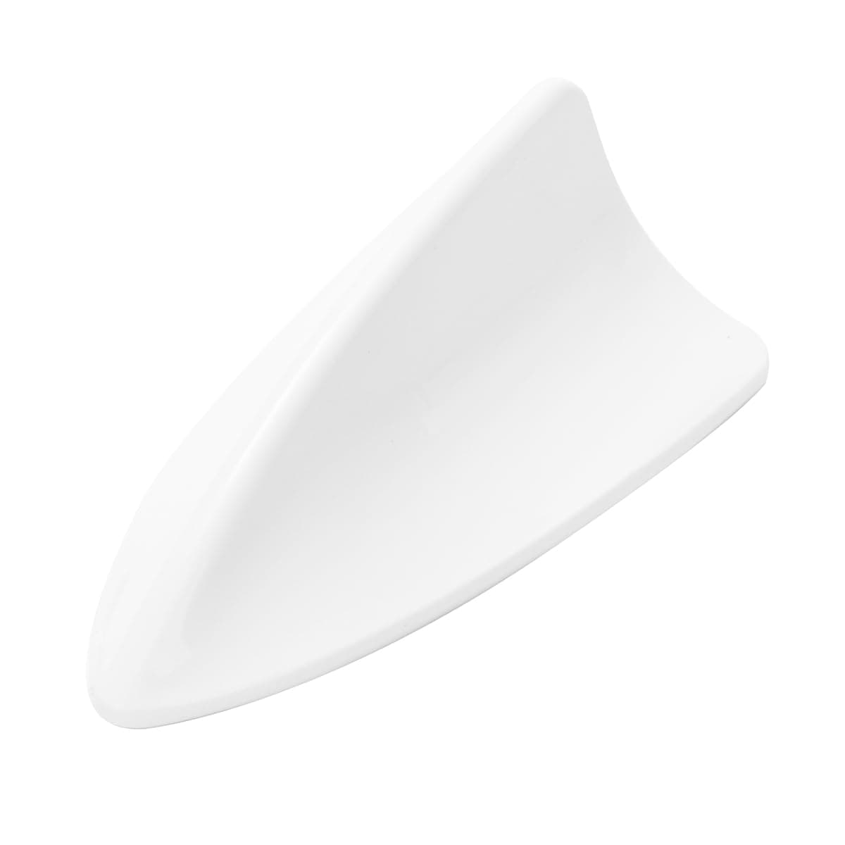 Lawazim Shark Fin Car Antenna - Top Mounted Roof Antenna Aerial Replacement Cover, Waterproof Exterior, AM/FM Radio Signal Compatible - Ideal for Cars, SUVs, and Trucks (White)