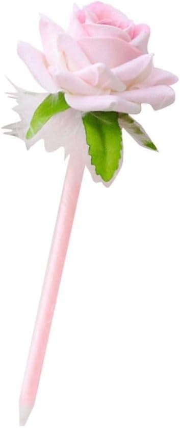 Rose Flower Ballpoint Pen, Office Signature Pen 0.5mm Rose Flower Gel Ink Pens, Teacher's Day Gift Office School Supplies