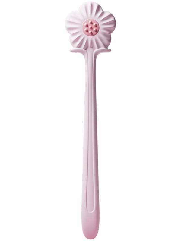 Tazweeq Body Massage Hammer, Cute Pink Sakura Double-Sided Petal Tool, Multifunctional Silicone Elastically Bendable, Handheld Relieve Stress Meridian Patting Massager for Back, Shoulder, Leg