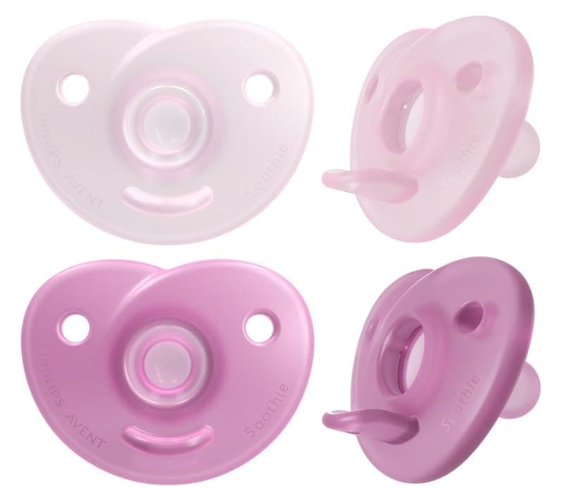 Philips Avent Curved Soother, 2 Pieces, 0-6 Months