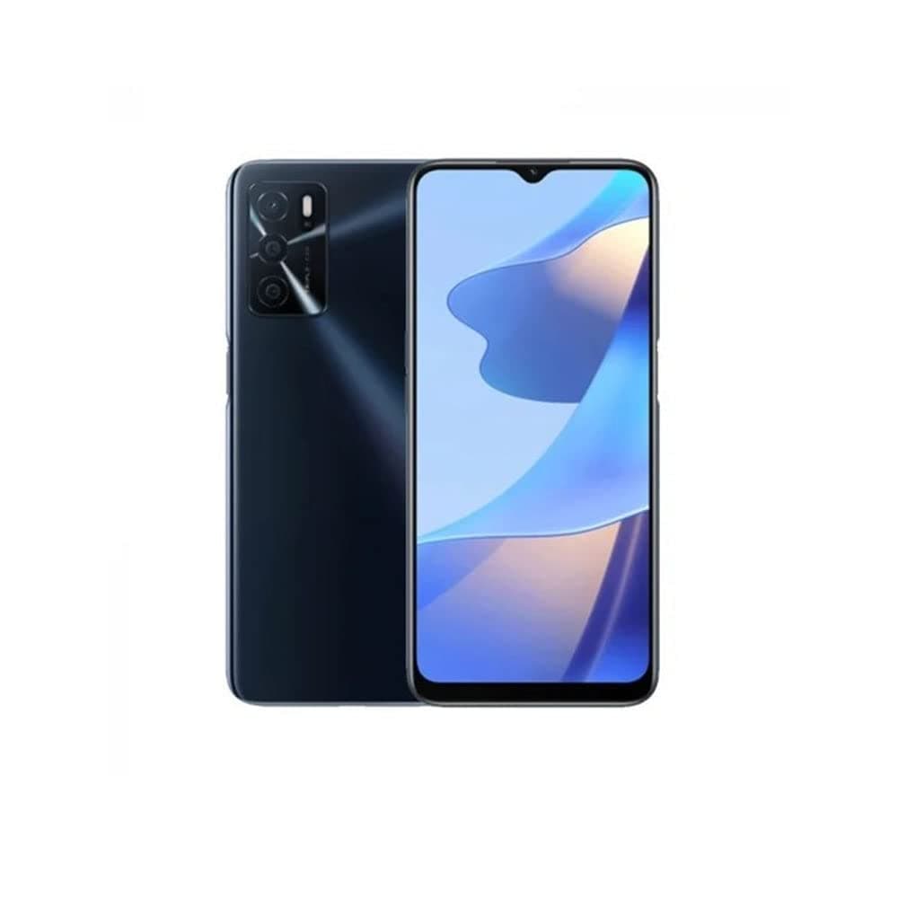 OPPO A16 Smartphone, 5000mAh Long-Lasting Battery, RAM 3GB + ROM 32GB expandable, 6.52” 60HZ Display, AI Triple Camera 13+2+2 MP, NFC, ColorOS12.1, [UK version], Black, Standard