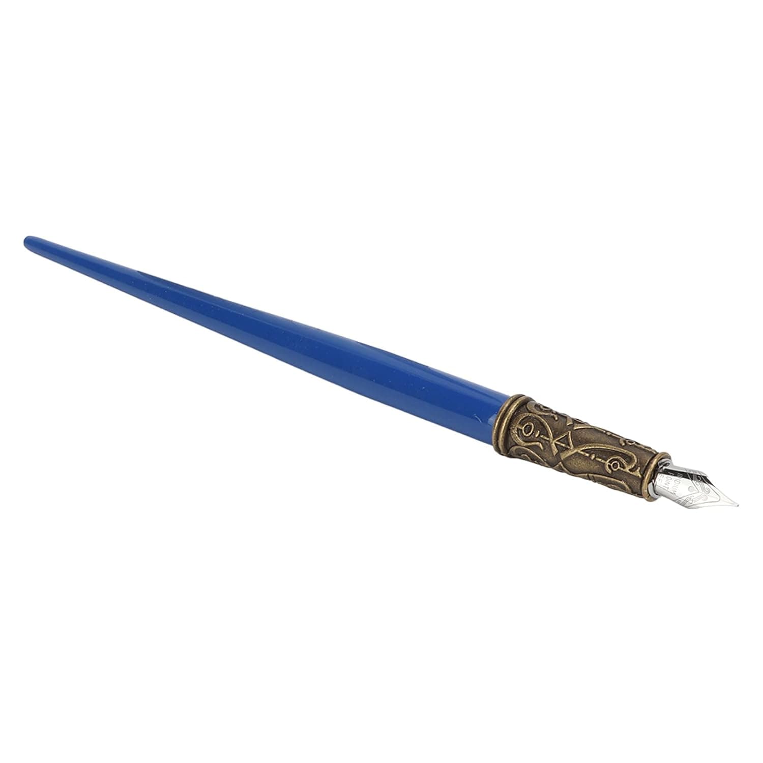 Sapphire Blue Engraving Calligraphy Pen Set Portable Writing Pen Set for Beginners, Gift Wrapping