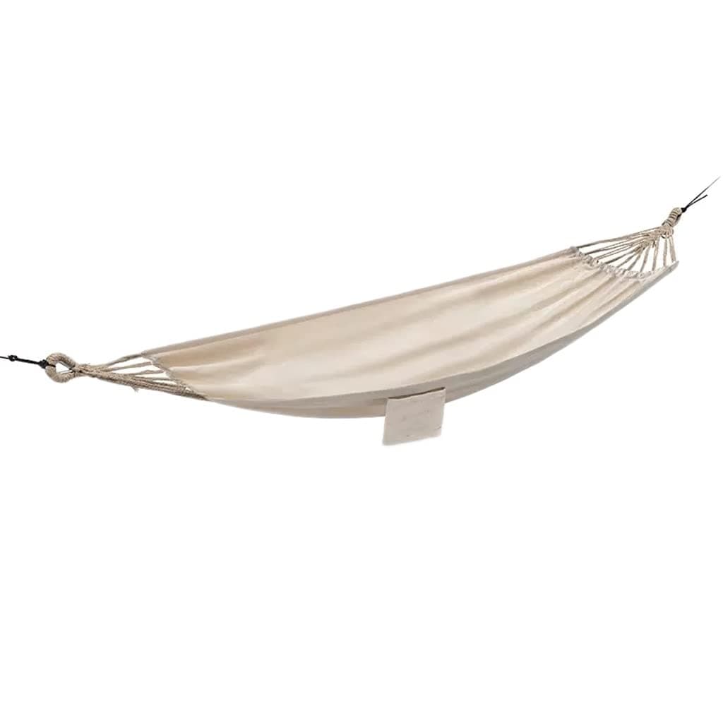 Outdoor Hammock Anti-rollover Travel Camping Portable Hammock Hanging Chair Outdoor Portable Camping Travel Equipment (Color : White, Size : 300 * 145cm)