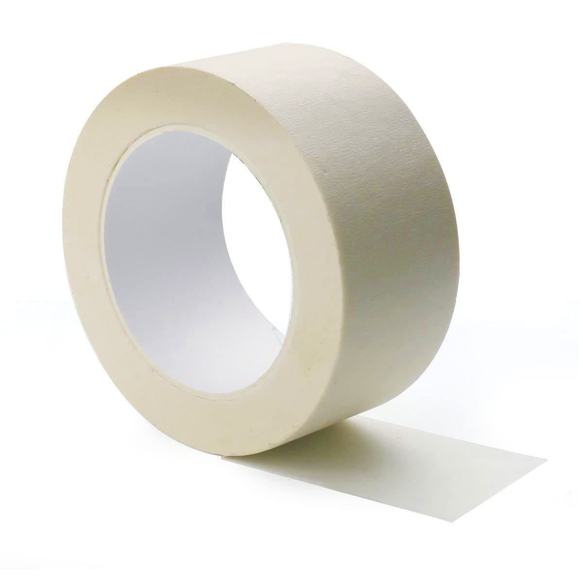 MARKQ Masking Tape 2" x 20 Yards | Strong Adhesive Tape for Painting, Decorating, DIY Home, Office, School Stationery, Arts, DIY Crafts etc [1 Roll]