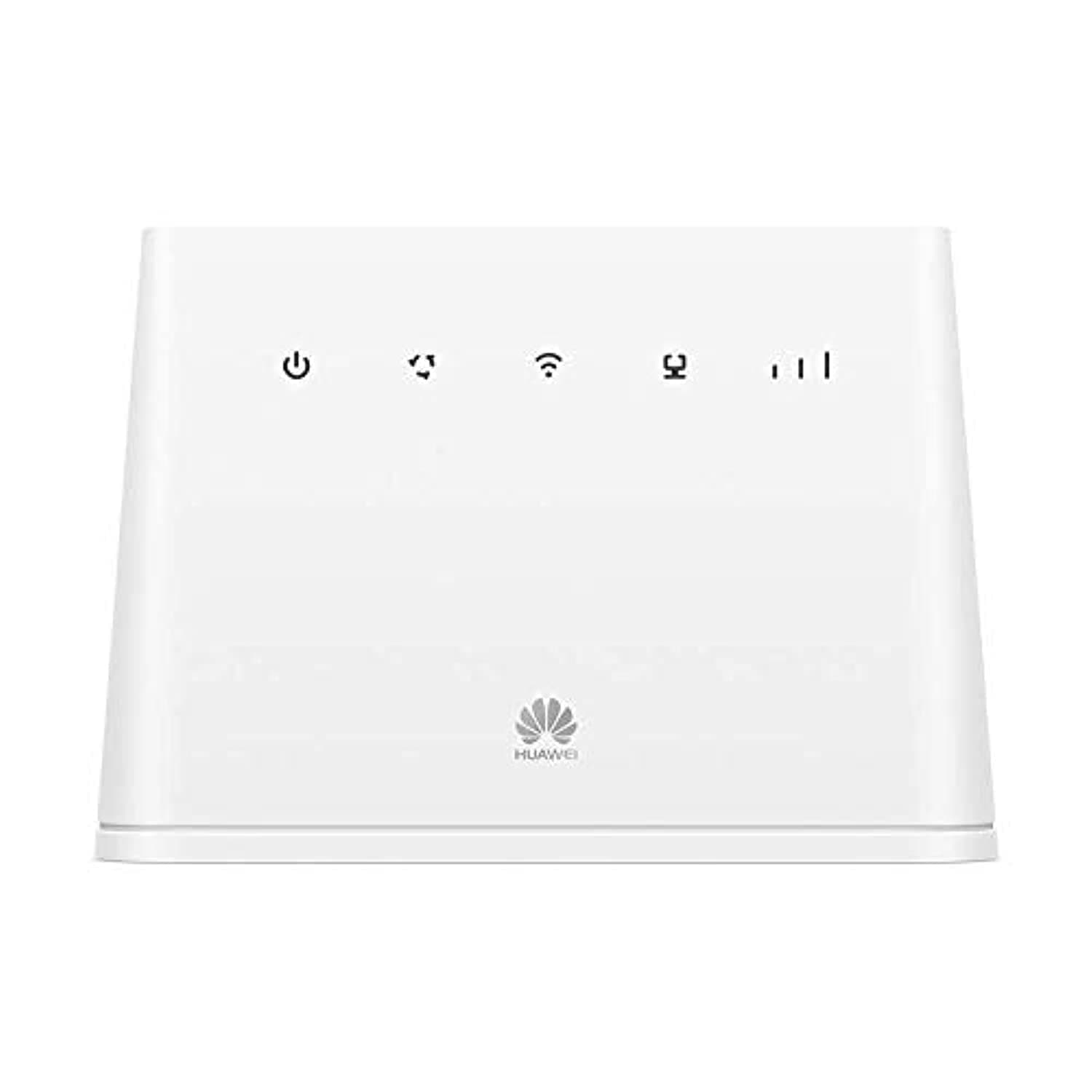 Huawei B311-221 150 Mbps 4G Lte Wireless Router/Mobile Wi-Fi, A Ge Lan/Wan Port, 300 Wi-Fi Speed - White