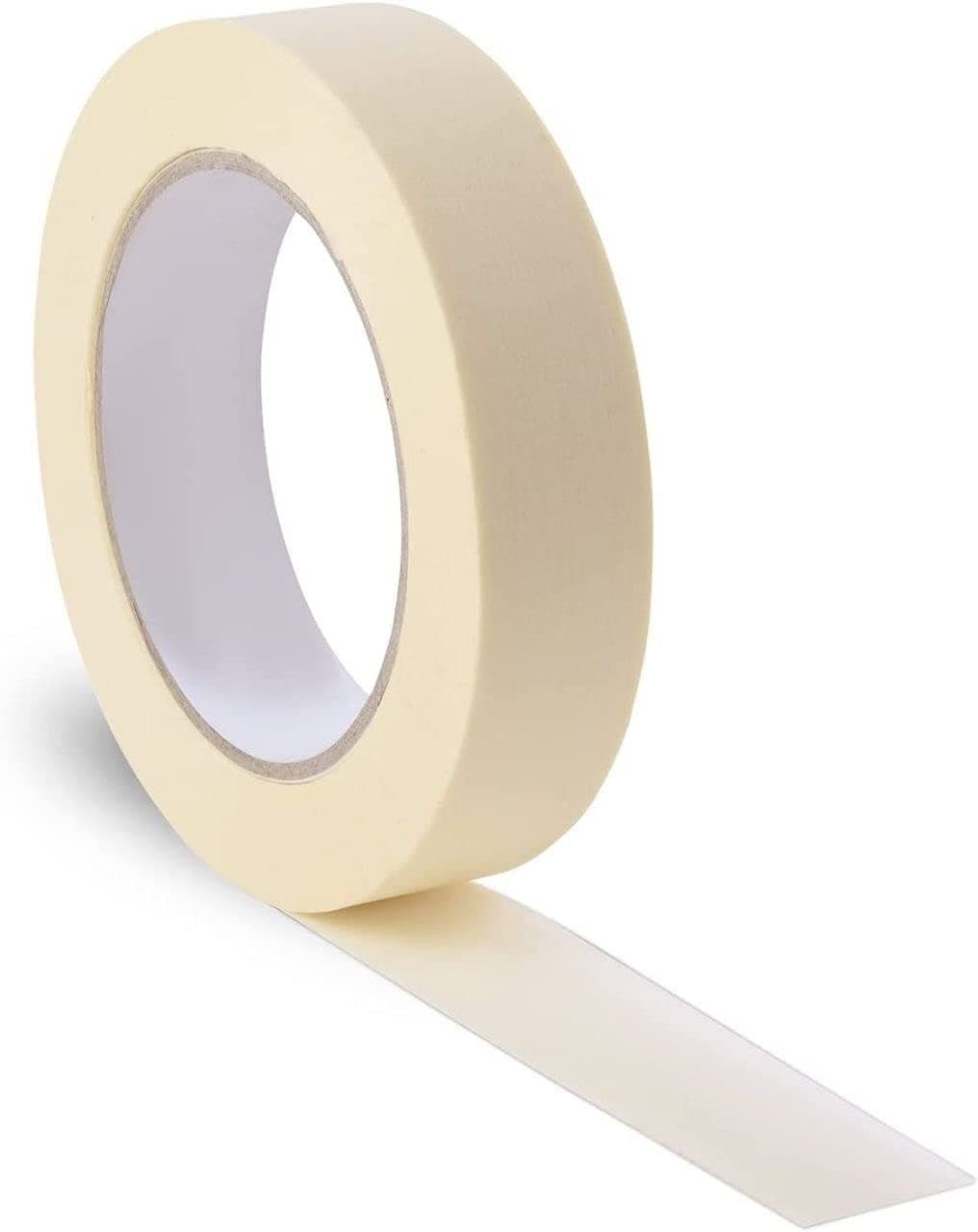 MARKQ Masking Tape 1" x 20 Yards | Strong Adhesive Tape for Painting, Decorating, DIY Home, Office, School Stationery, Arts, DIY Crafts etc [1 Roll]