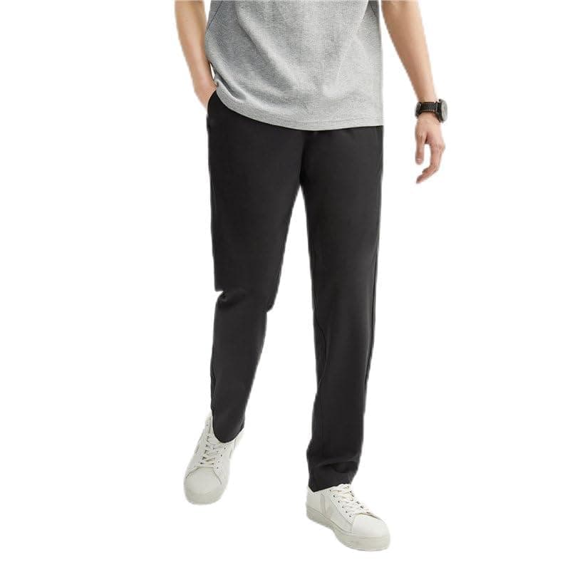 Giordano Men's Low Rise Regular Fit Pants Black M