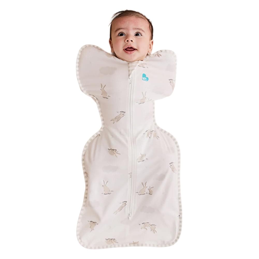 Love To Dream Swaddle Blanket, Newborn Essentials For 0-6 Months Baby Girls And Boys. 1.0 TOG Baby Sleeping Bag With Arms, Provides Comfortable And Quiet Sleep (Medium)