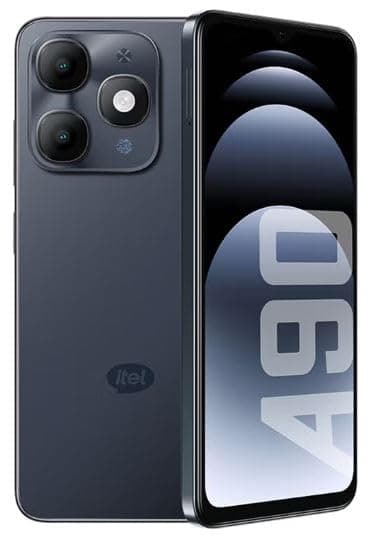 ITel A90, 4G Smartphone, 256GB Storage, 4GB RAM (Starlit Black, 256, GB, 4, GB)
