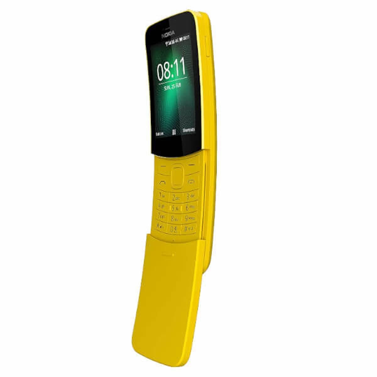 Nokia 8110 Duos 4G Phone (Yellow)
