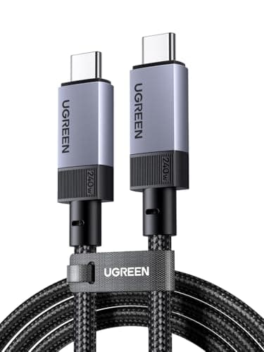 كابل من يوجرين بطول 1 متر نوع USB-C متوافق مع آيفون 17 و16 و15 وجالاكسي S25 وS24 وS23 وشاومي وماك بوك برو