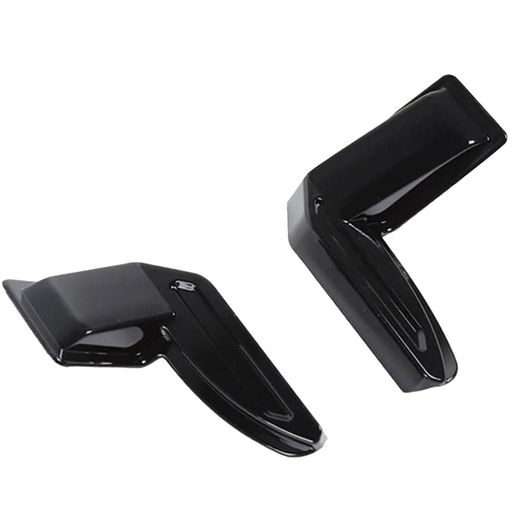Car Rear Windshield Heating Wire Protective Decoration Trim Sticker for Suzuki Jimny 2019-2025 Interior Accessories ABS Carbon Fiber Look(2 Pcs) (Black)