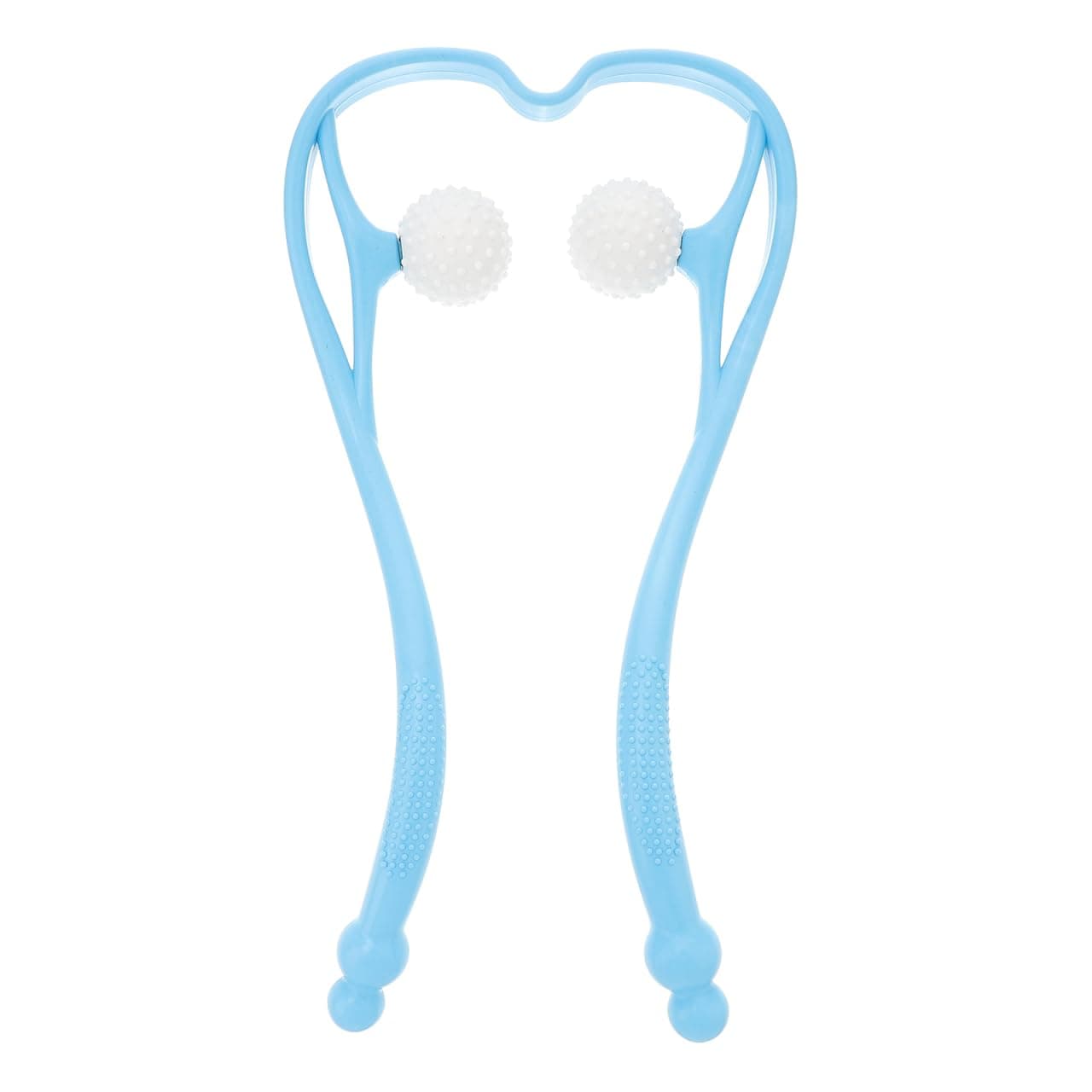 EXCEART Handheld Neck Massager with Double Balls, Massage Tool for Neck and Shoulders for Self-Massage, Portable for Everyday Relaxation, 12.60 x 7.10 x 0.79 inches