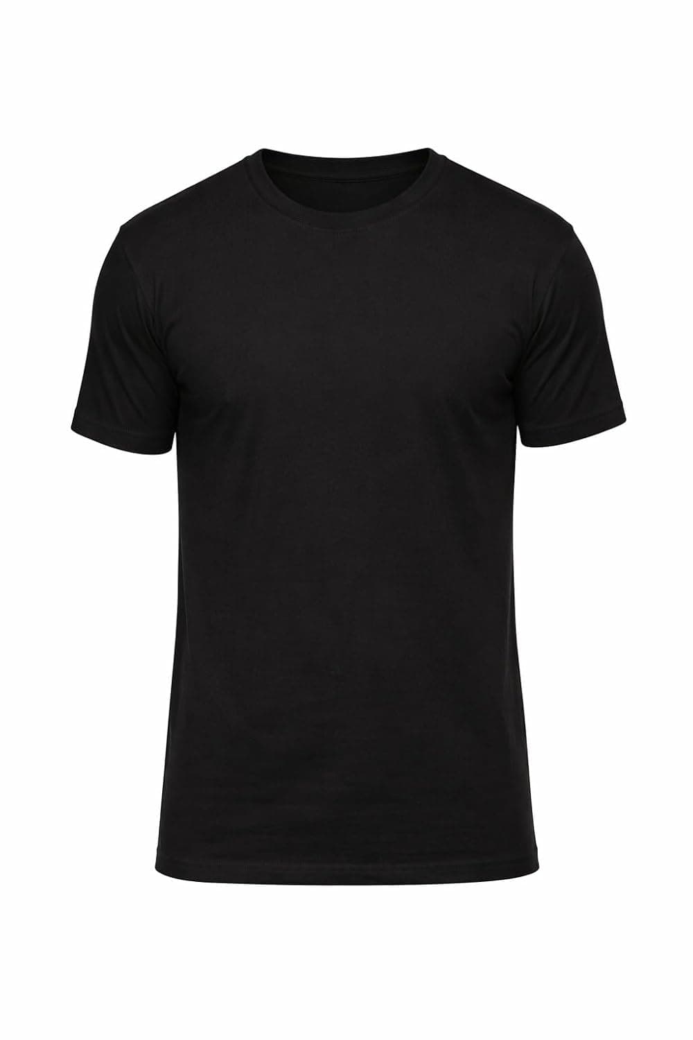 RSO Outfits Men’s Polycotton Half Sleeve T-Shirt | Casual Regular Fit Plain Solid Tee | Everyday Comfortable Wear
