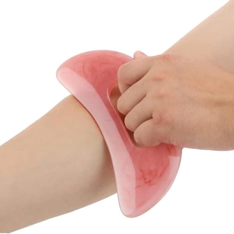 1 Pcs Back Massager Tool,Resin,Curved Body Massage Board for Back Neck