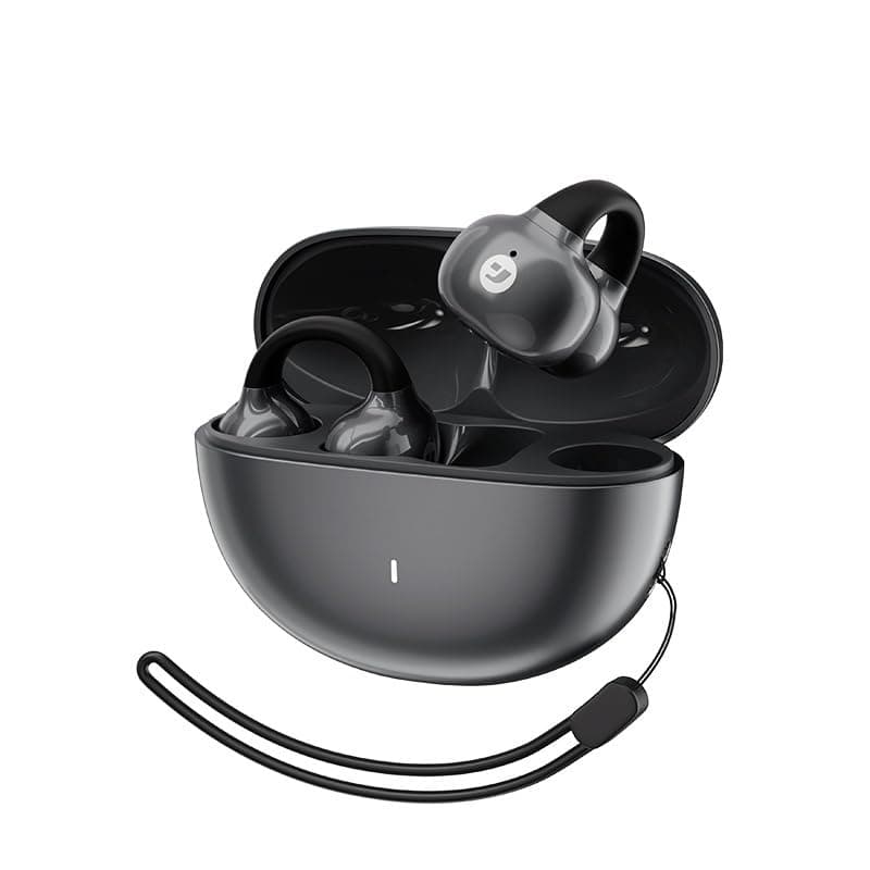 bluetooth earphones, bluetooth headphones, wireless headphones, earbuds, noise cancellation, 20 hours listening time, IPX5 waterproof, Bluetooth V6.0 (Black)