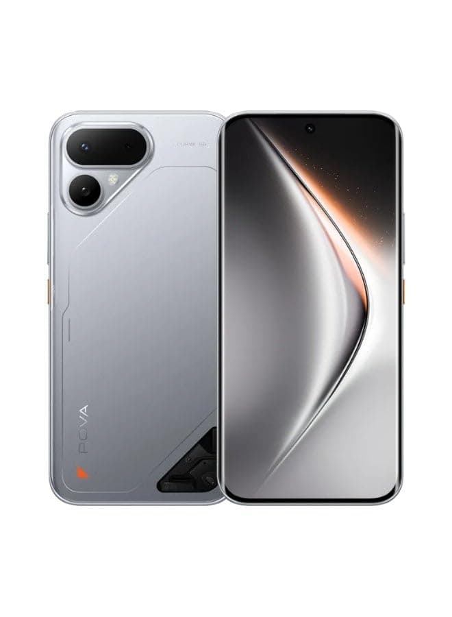 TECNO POVA Curve 2 5G Smartphone, 256GB + 12GB RAM,Melting Silver