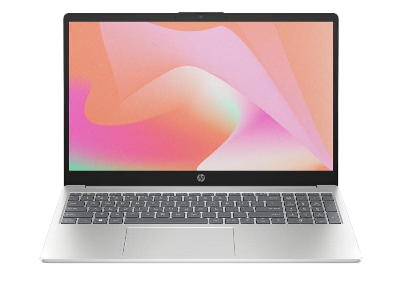 HP Laptop, Intel Core i7-1355U, 15.6-inch FHD IPS, 16GB DDR4, 15-fd0058nx, Silver, 512GB SSD, 13th Gen, 3200 MT/s, FreeDOS, Backlit KB, Iris Xe Graphics