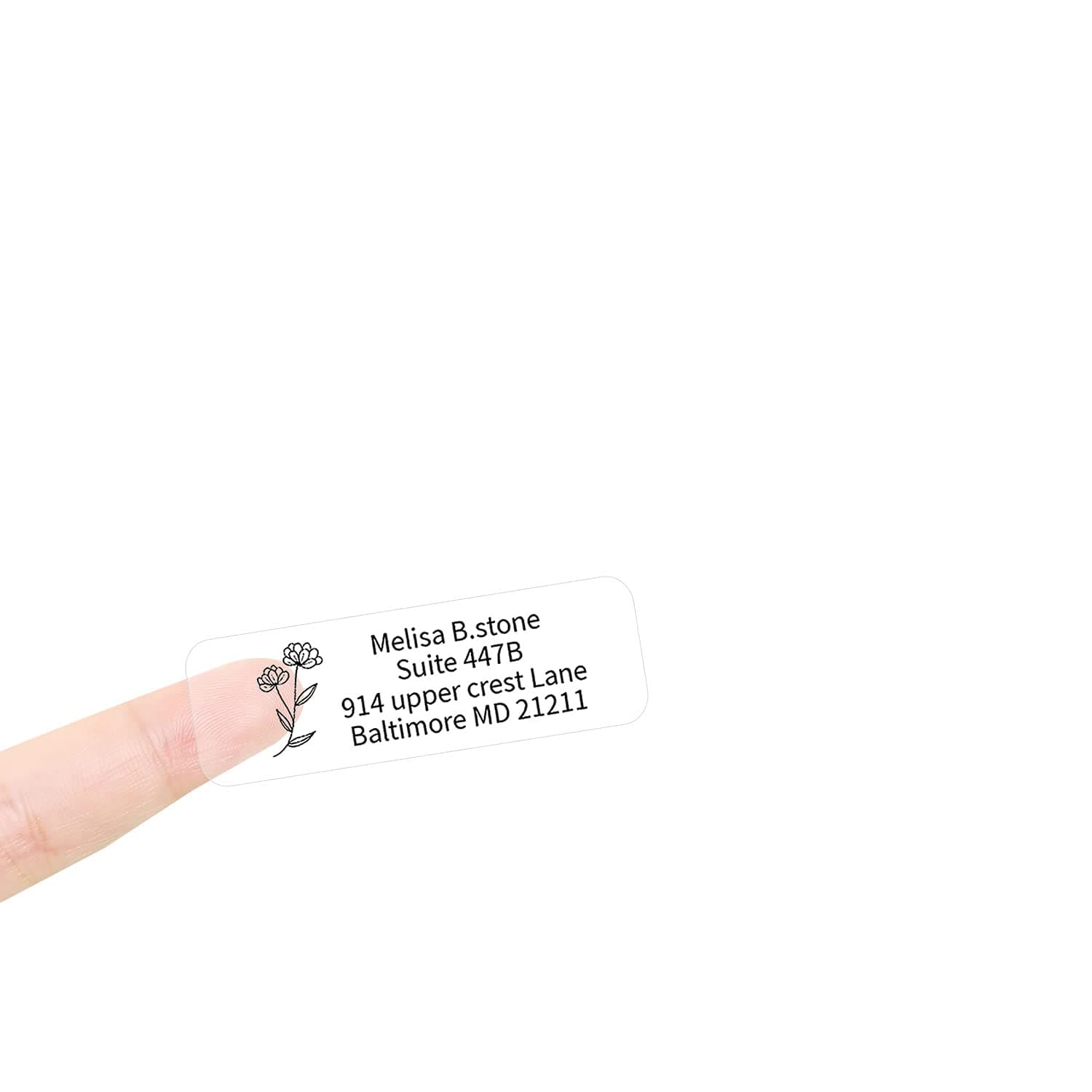 NIIMBOT 160 Pcs D110/D11/D101 Label Maker Tape Clear Address Labels Name File Folder Waterproof Sticker Labels for Daycare, School, Travel, Baby Bottles, Clothes, Lunch Boxes and Cups, School Supplies