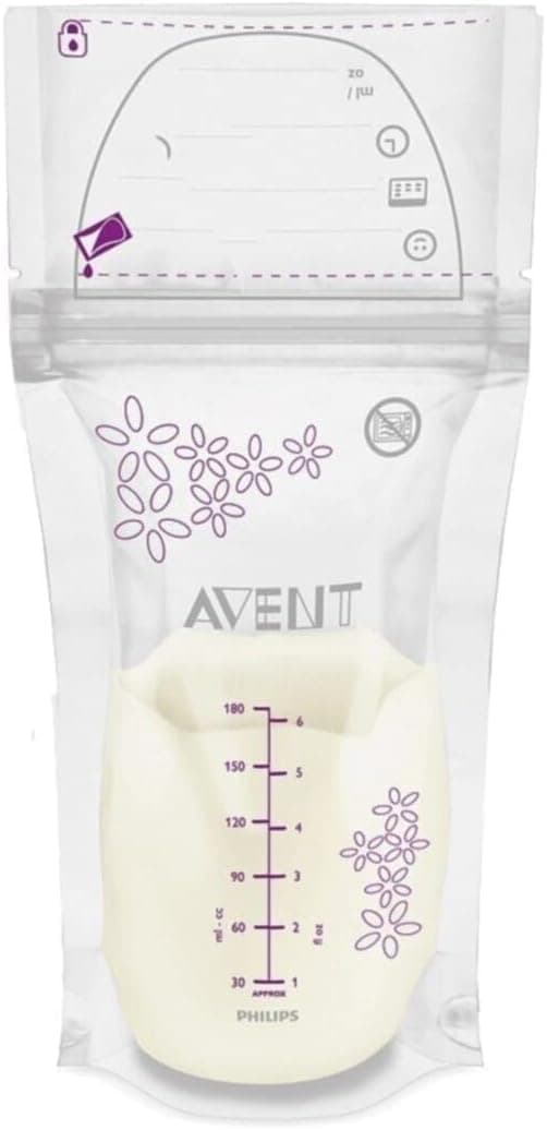 Philips AVENT BREAST MILK BAGS 6OZ/180ML, 25PCS