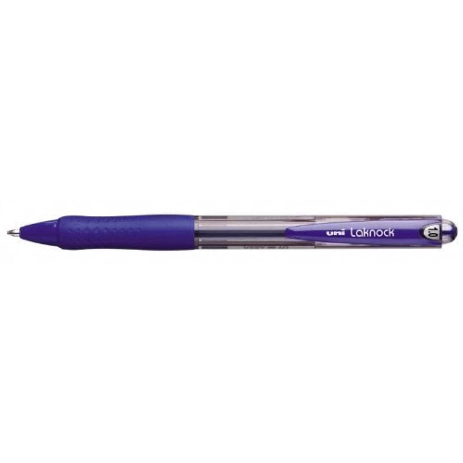 Uni-Ball Laknock Retractable Ballpoint Pen, 1.0 mm Nib Size, Blue