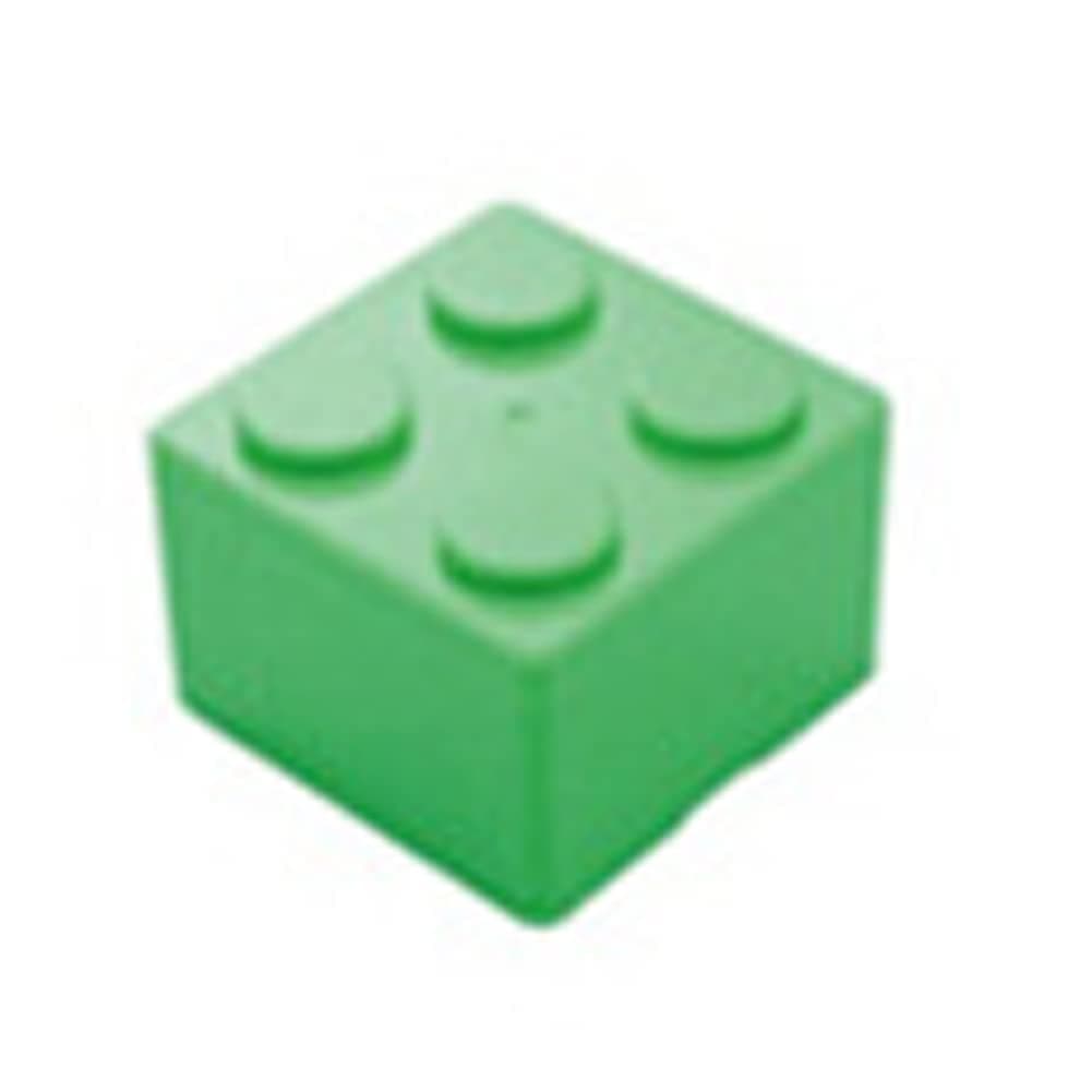Generic Building Block Plastic Storage Box Space Box for Kids Playroom Organization Blue/Green/Yellow/Red, Ideal for Children's Education (Quadrate 2.3in)