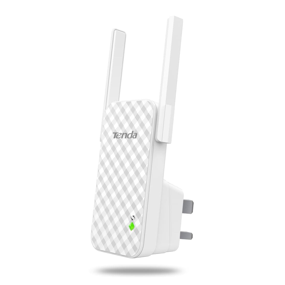 Tenda A9 N300 Universal Range Extender, Broadband/Wi-Fi Extender, Wi-Fi Booster/Hotspot, Plug and Play, works with all broadband providers, UK Plug