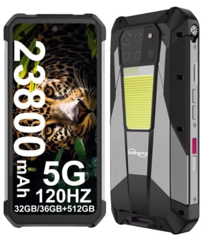 8849 Tank 3 Pro 5G Projector Phone 32GB RAM 512GB ROM Cell Phone 23800mAh 120W Fast Charger 200MP Camera Dual Sim