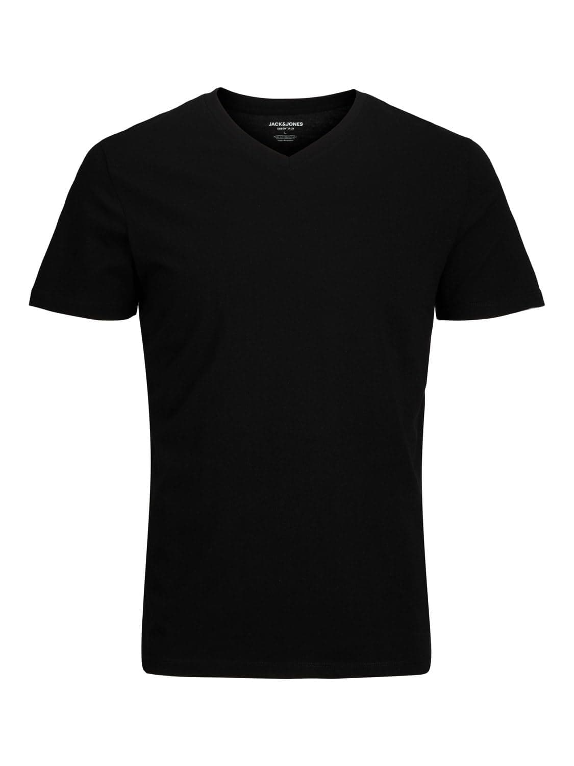 JACK & JONES mens JJEORGANIC BASIC TEE SS V-NECK NOOS Top (pack of 1)