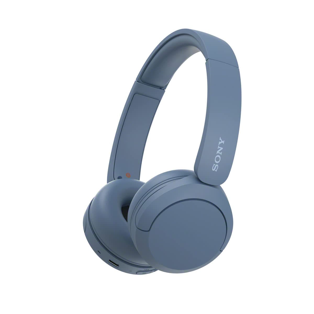 Sony WH-CH520 Wireless Bluetooth On-Ear with Mic for Phone Call, Blue