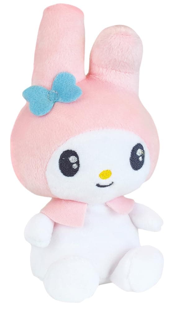 Jemini My Melody Plush Toy, 17 cm, Washable Baby Comforter, Official Sanrio Licensed Product, Kawaii Experience Toy from Birth, Gift Idea for Children, Birthday, Christmas
