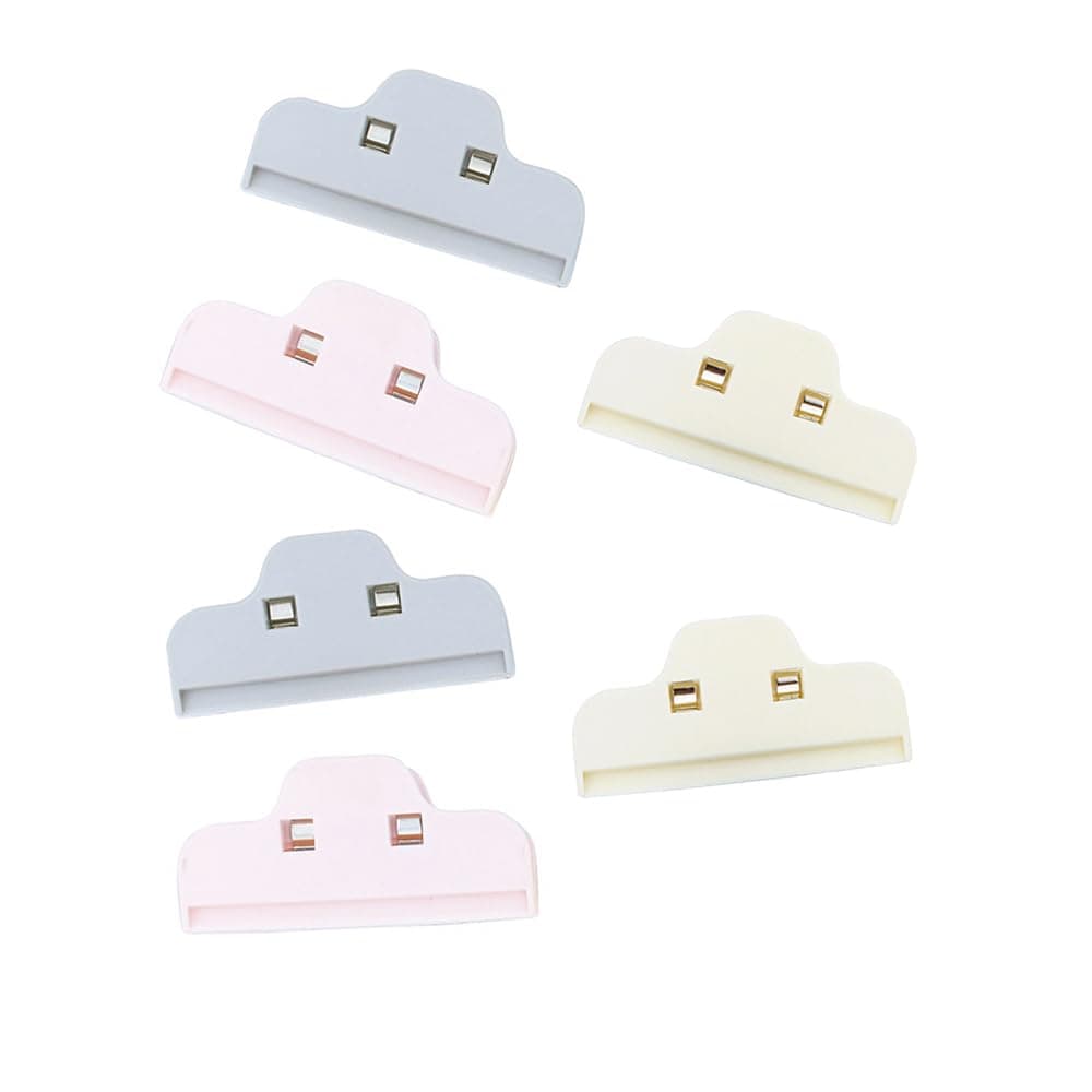 6 pcs Edge Clip Large Clips for Drawing Diamond Drawing Locators Positioning Tool Painting DIY Painting Clips Tools for Cross-Stitch Craft Tools Food Snack Storage Seal Food Clips
