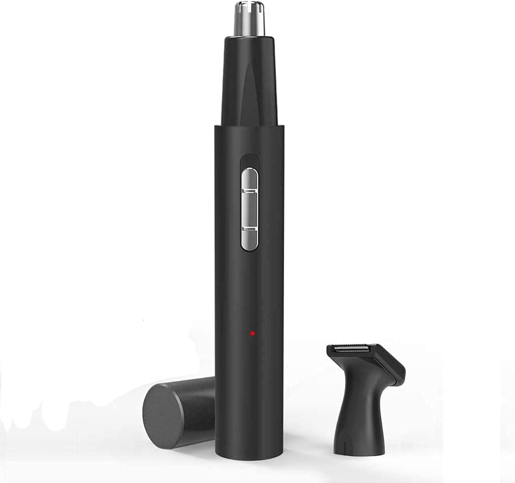Joyzzz Nose And Ear Hair Trimmer, 6500RPM High-Speed Painless Trimmer for Men and Women, USB Rechargeable Waterproof Electric Shaver, Dual Blade System for Easy and Safe Cleansing