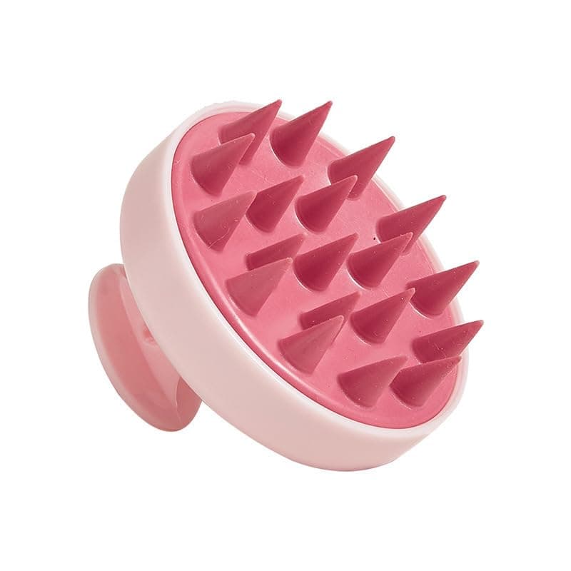 Scalp Massager Hair Growth, Soft Silicone Shampoo Brush Manual Hair Scrubber Tool Silicone Scalp Massage Brush for Wet Dry Dandruff Removal and Deep Cleaning Head Relaxation