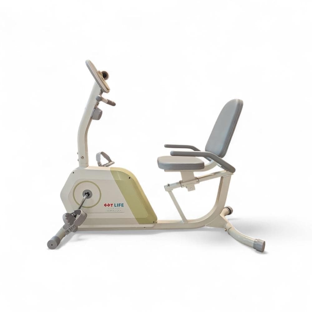 Stationary Bike with Floor Stand, BC27003, 14 Resistance Levels, Multifunctional Display, Load 110kg, Home Exercise Bike, 128 x 54 x 107 cm