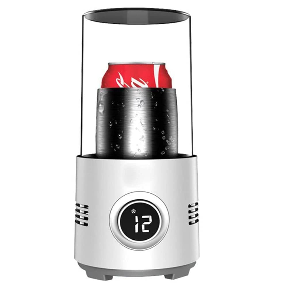Quick Hot And Cold Cup Smart Beverage Cooler Cup, 2 In 1 Heating And Cooling Cup, Office Desktop Refrigeration Cup