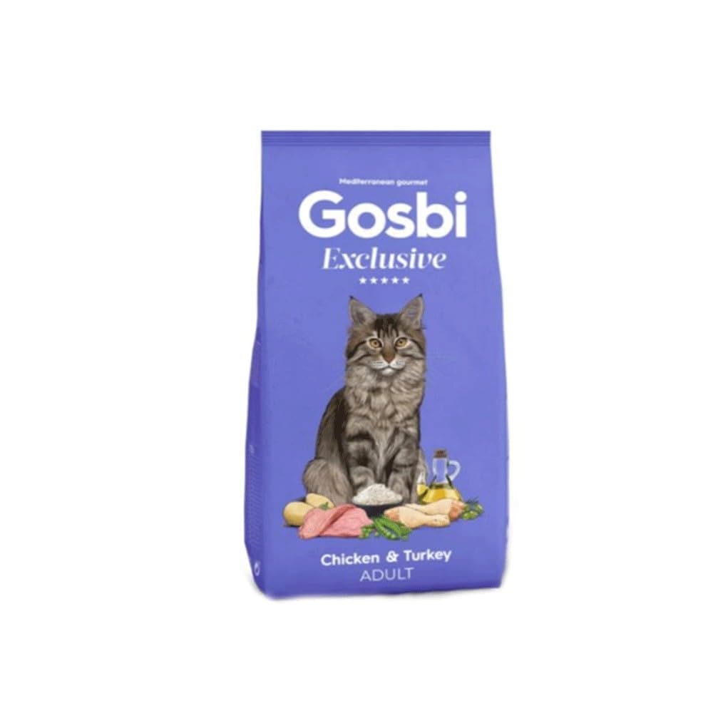 Gosbi Exclusive Adult Chicken and Turkey Dry Cat Food 6 kg