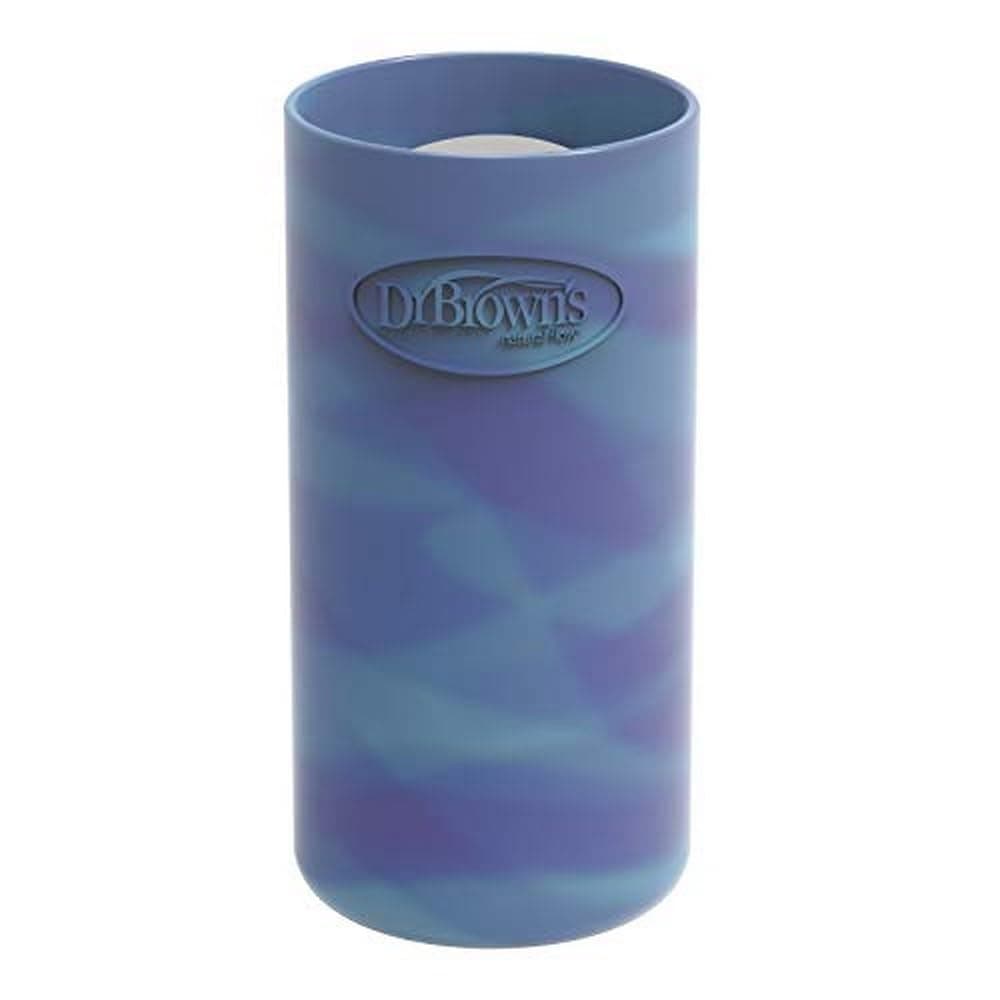 Dr. Brown's Options+ Narrow Glass Bottle Sleeve, 100% Silicone, Glow-in-the-Dark, BPA-Free, 8 oz, 1-Pack