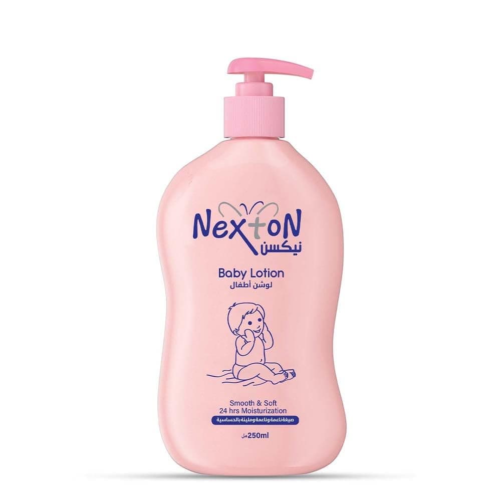 Nexton Baby Lotion | Gentle Moisturizing Care for Sensitive Baby Skin | Fast Absorbing Non Greasy Formula | Soft and Smooth Skin Care | 250ML