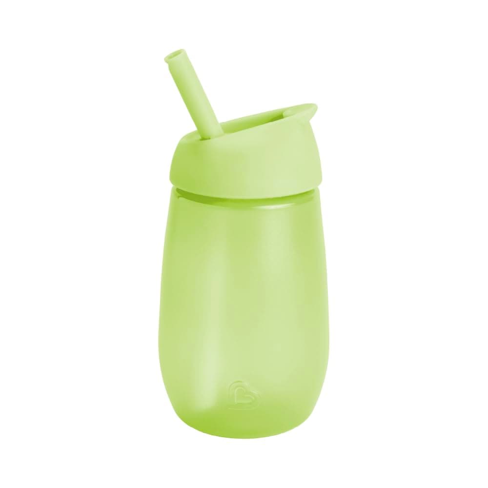Munchkin Simple Clean Straw Cup, spill proof cup for toddler/kid boys and girls, leak proof and easy to hold, 10oz Capacity,12 Months and above, Green