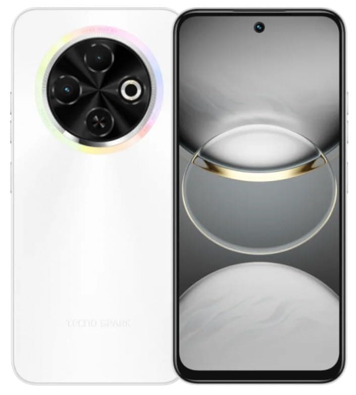 Tecno Spark 30C Dual SIM, 256GB, 8GB RAM + 8GB, White