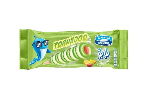 Saudia Tornadoo Baboo Pineapple Flavored Ice Cream 85 ml